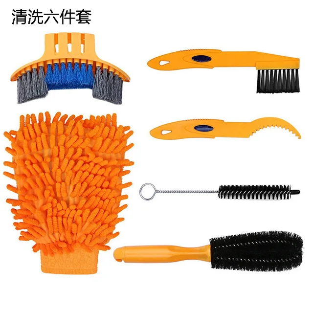 Durable and easy to use bicycle cleaning brush with long handle bicycle cleaning kits