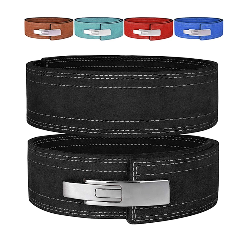 Drop Ship Custom Logo Fitness Back Support Leather Squat Waist Lever