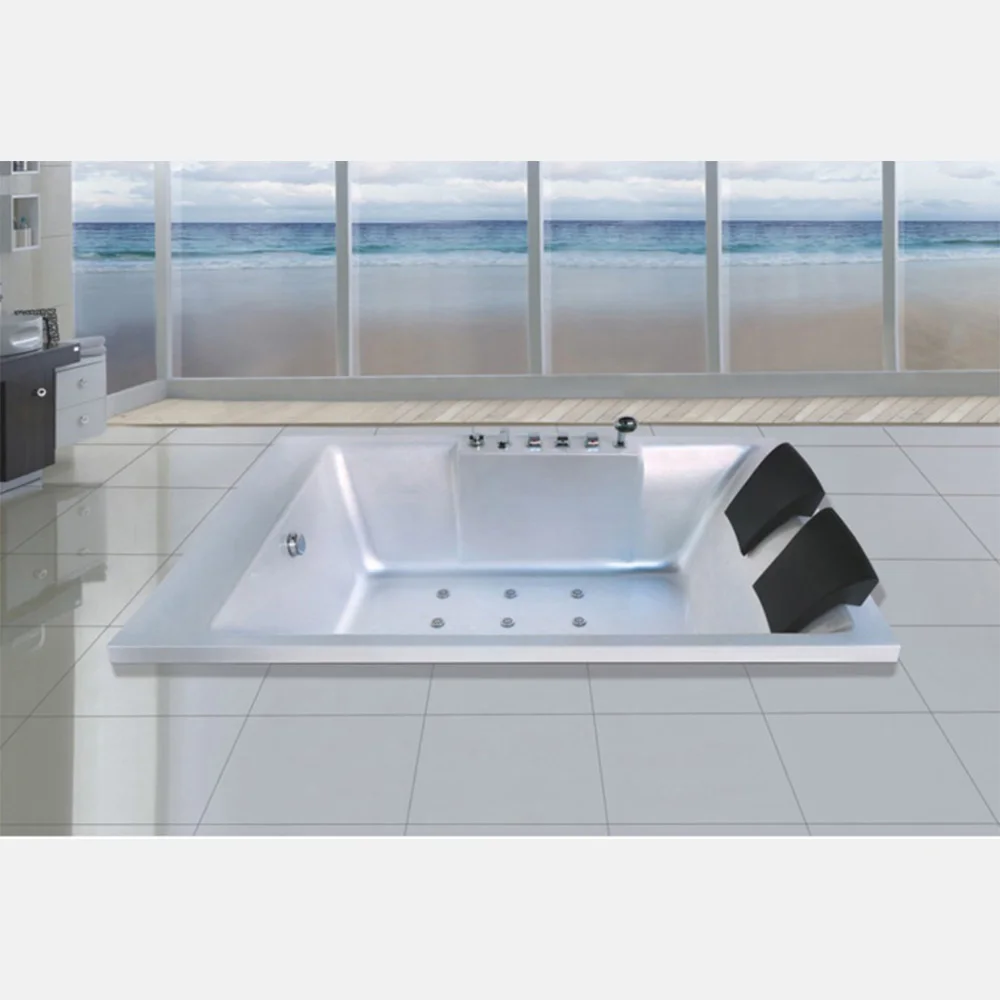 Freestanding Acrylic Whirlpoo Acrylic Soaking Cheap Drop In  Bathroom Freestanding Heart Shape Spa Bathtub For Adult