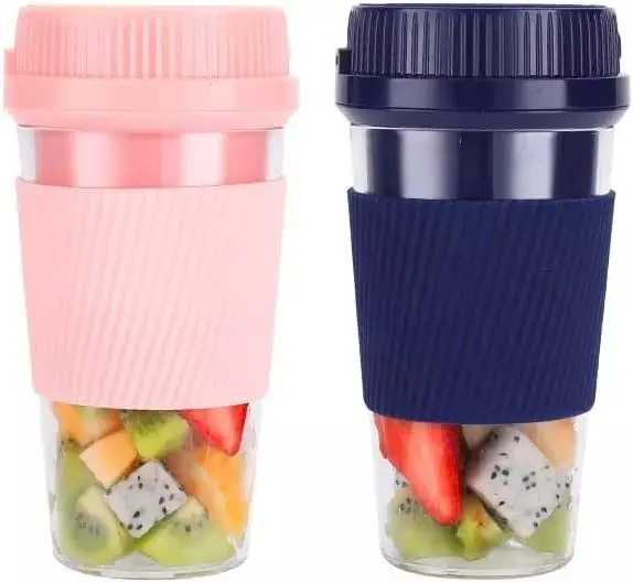 BM China 380ml Portable Mixer Blender Fresh Mini Citrus Juicer Whit Plastic Body