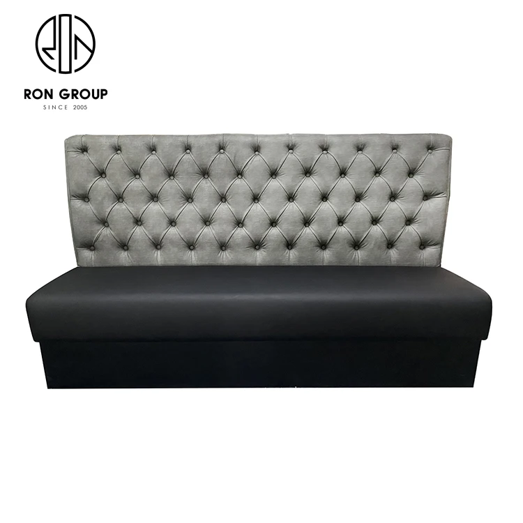 Modern Custom Design Restaurant Hotel Furniture Leather Seating Booth Soft Cushion Seat