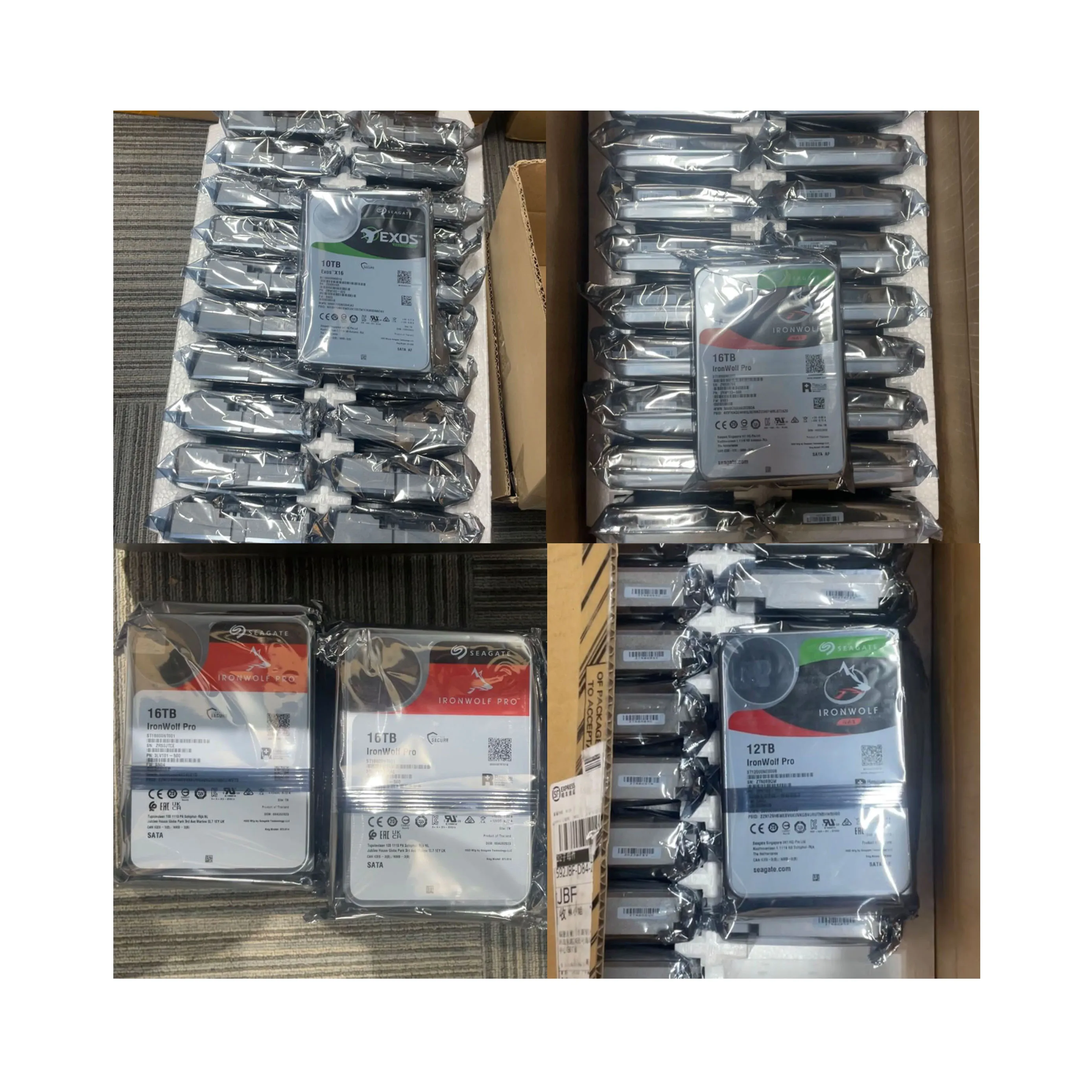 For Original New Seagate 8tb Sata Hdd St8000ne001 St8000nt001 Iron Wolf ...