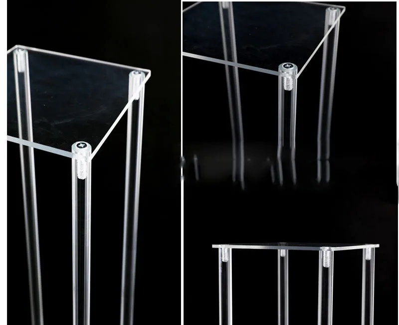 Crystal Acrylic Flower Stand Wedding Decoration Main Table Ornaments