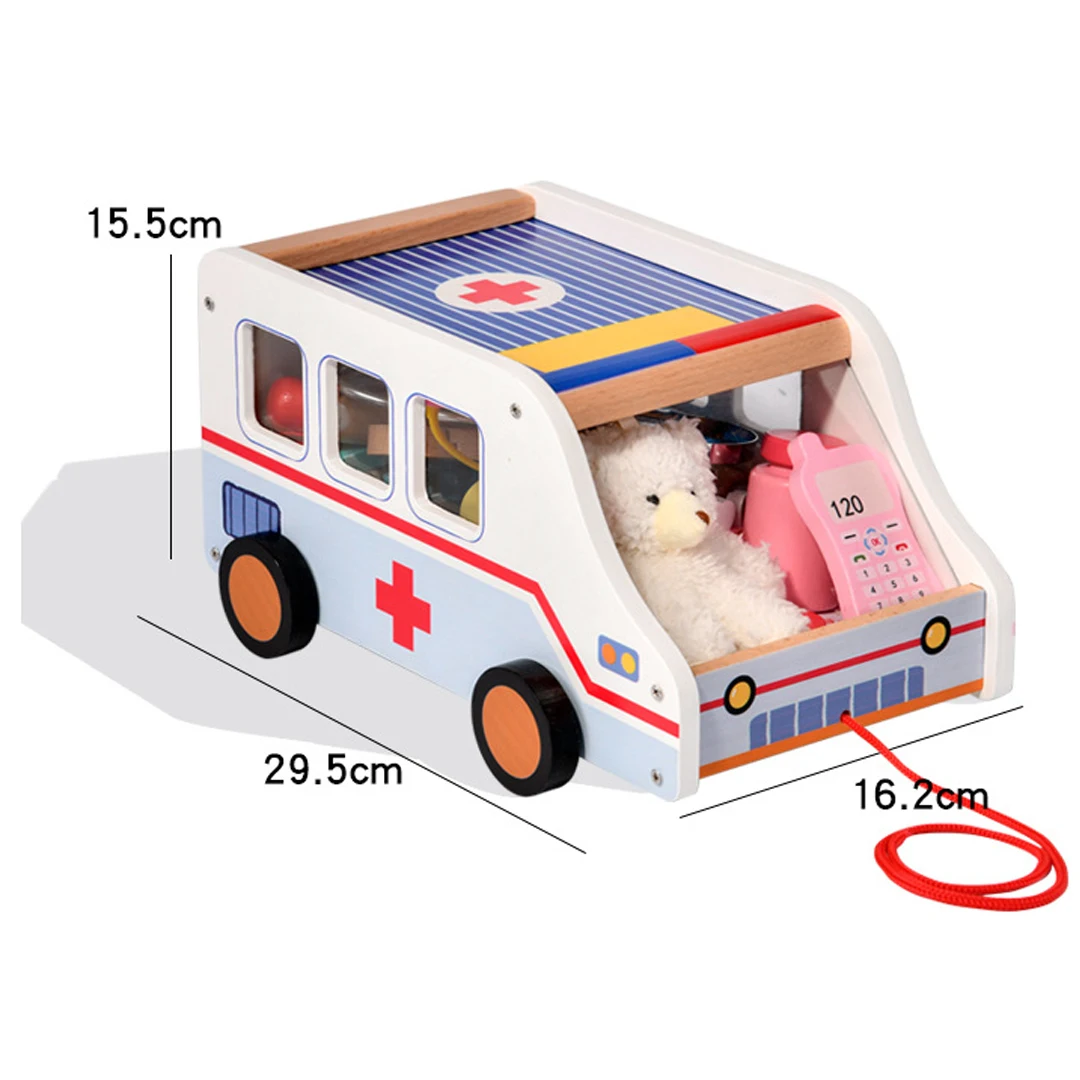 Детский деревянный врачебный набор игрушки детский игры для ролевых игр скорой помощи медицинский Стоматолог