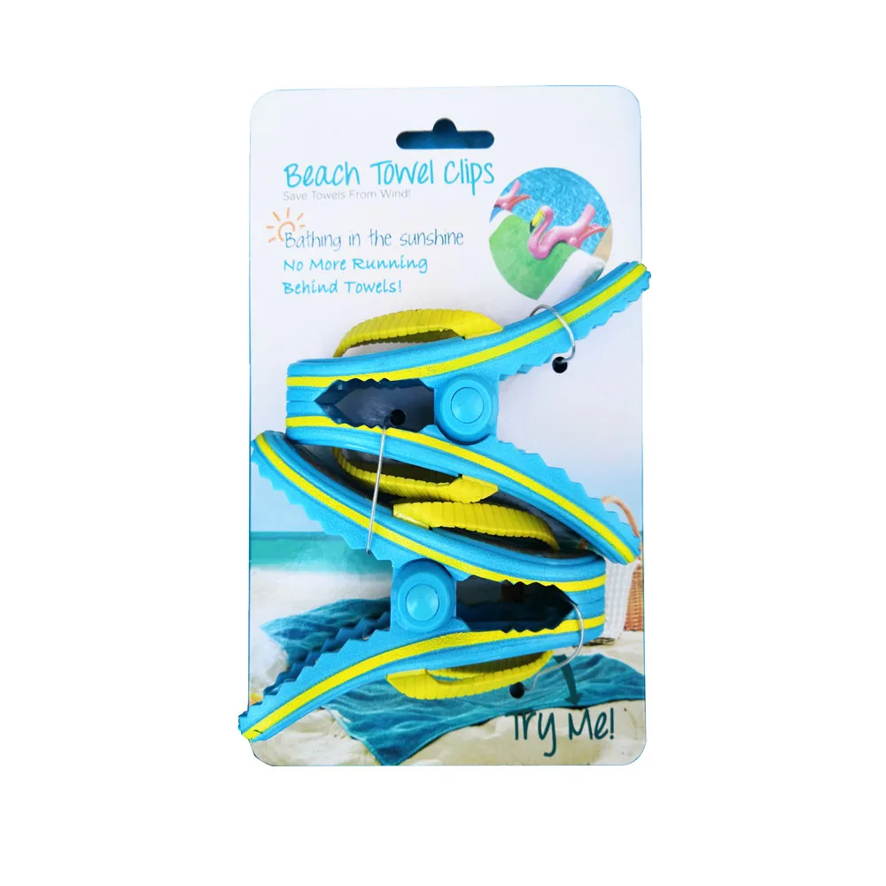 Wholesale Custom Animal Lawn Chair Boca Big Beach Chair Towel Clips