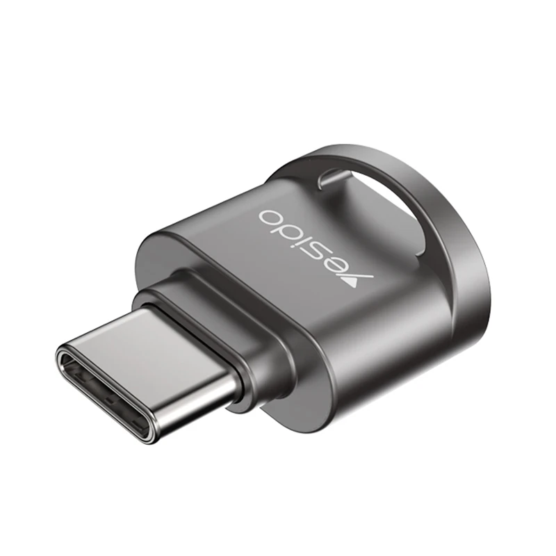 GS19 YESIDO Fast Data Reading Writing for Mobile Phone Type C USB OTG Writer Card Reader