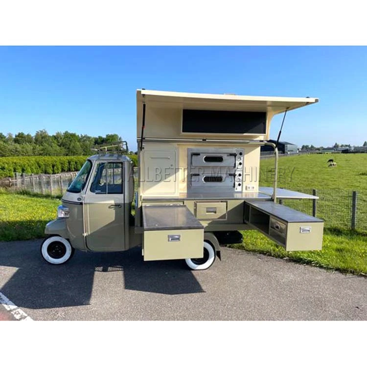 Piaggio Ape Electric Tricycle Custom Food Van Solutions