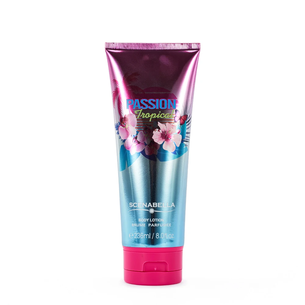 Private Label 236ml Bulk Lightening Body Lotion Moisturizing Private Label Organic Blossom Body Cream for Black Skin