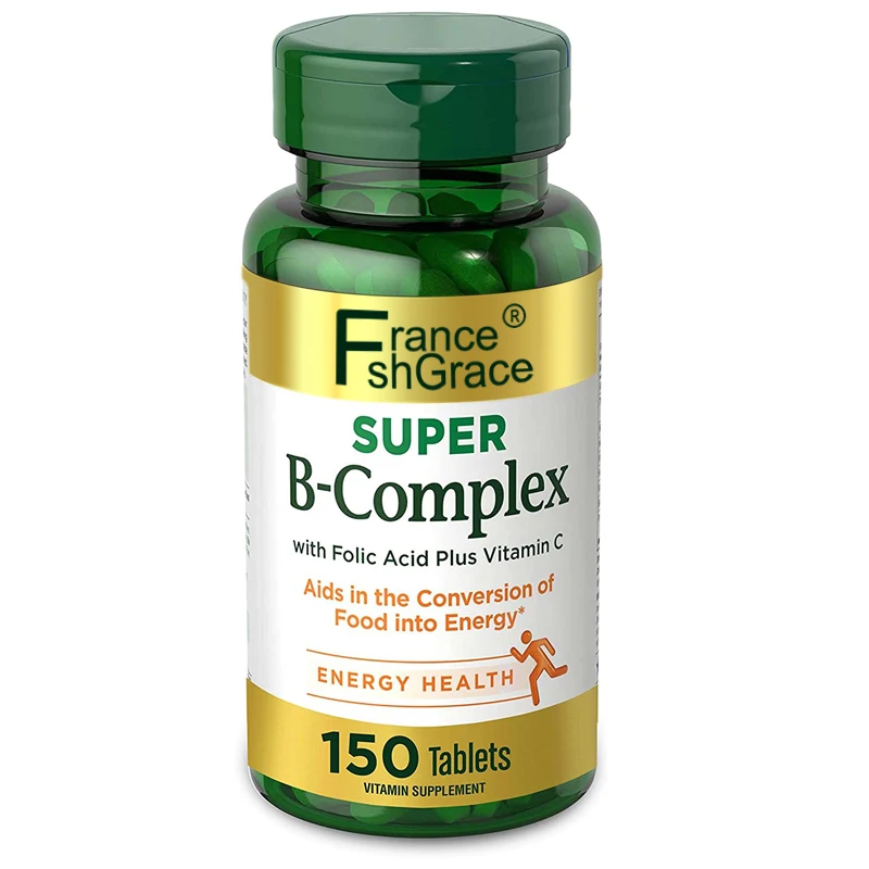 Energy health super b-complex with folic acid plus vitamin c