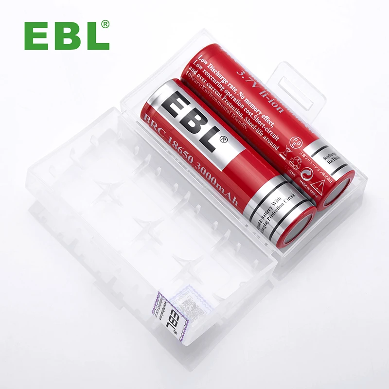EBL18650 batteries Wholesale Rechargeable Li-ion Battery Lithium 18650 Battery
