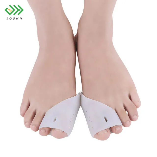 JOGHN Fabric Covered Separator Silicon Spacer Bunion Pain Relief Protector Pads Toe Fixator Hallux Valgus Top Popular Fashion