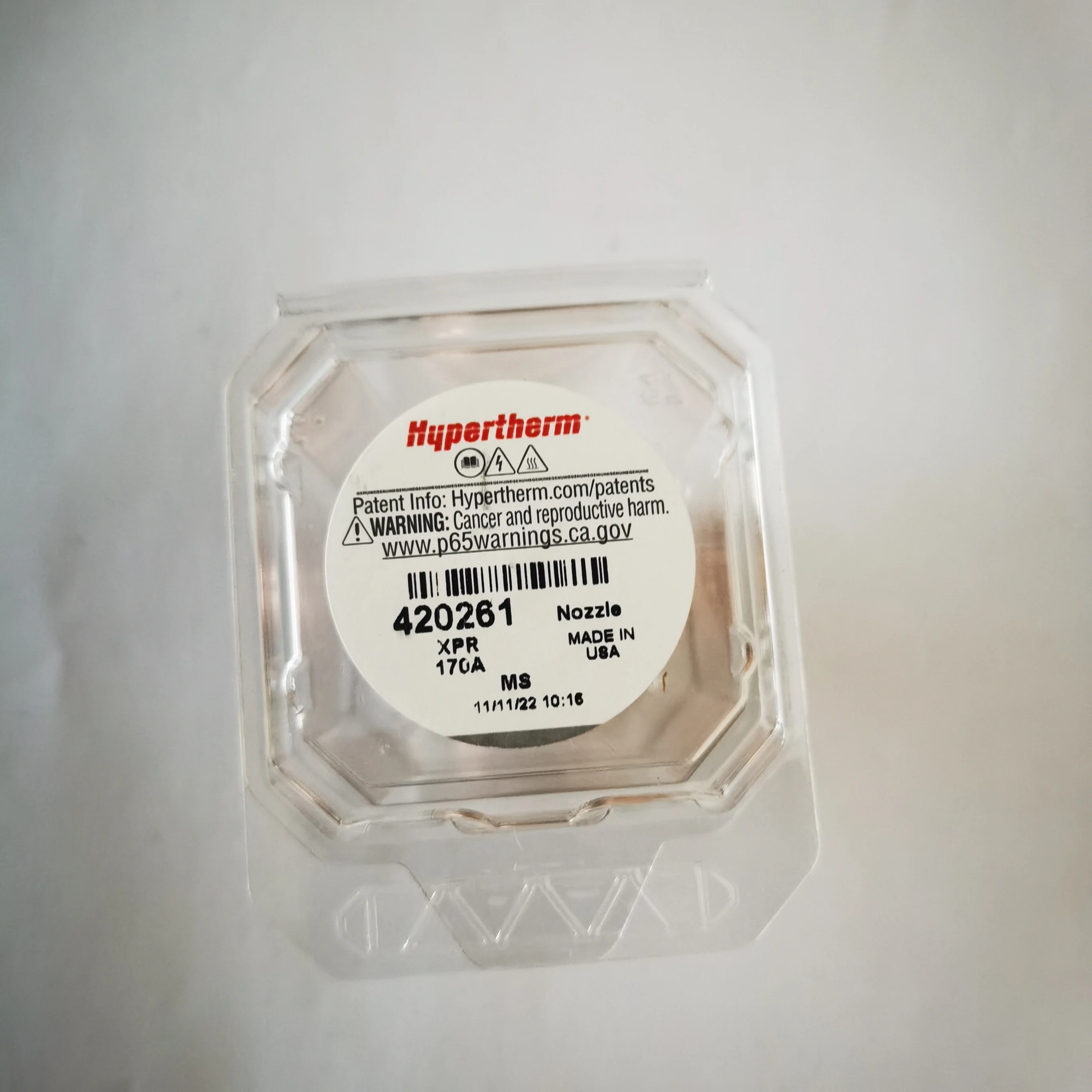 Hypertherm NOZZLE XPR 170 AMPS MILD STEEL 420261 - Durable & Efficient