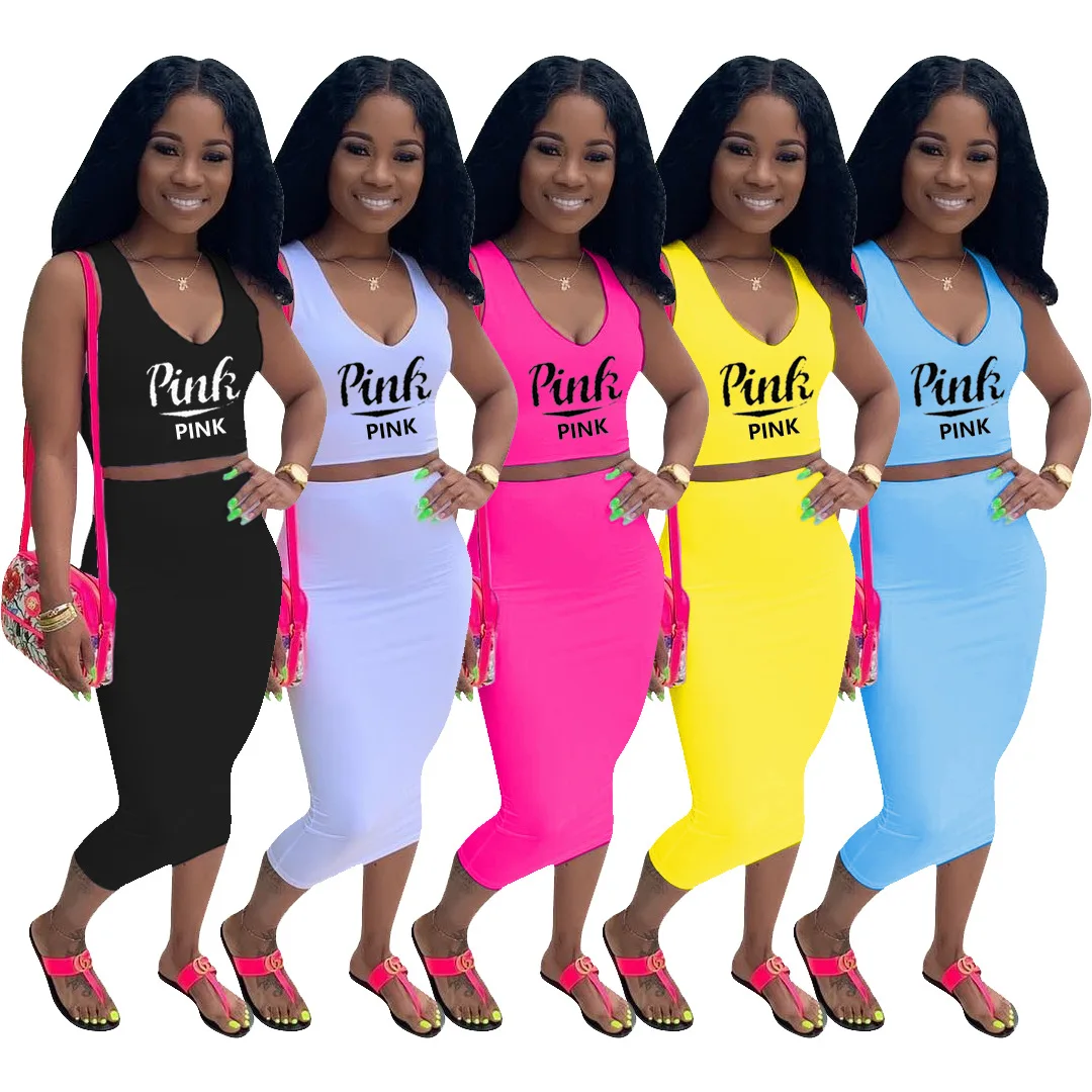 Трендовая женская летняя одежда 2021, модные наряды, Привлекательный комплект с короткой юбкой, повседневный комплект из двух предметов с юбкой