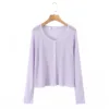 Cardigan violet clair