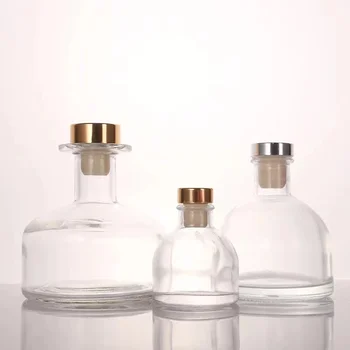 Car Empty Perfume Glass Bottle Can Be Customized 30ml 50ml 100ml 150ml Reed Perfume Diffuser Glass Bottle