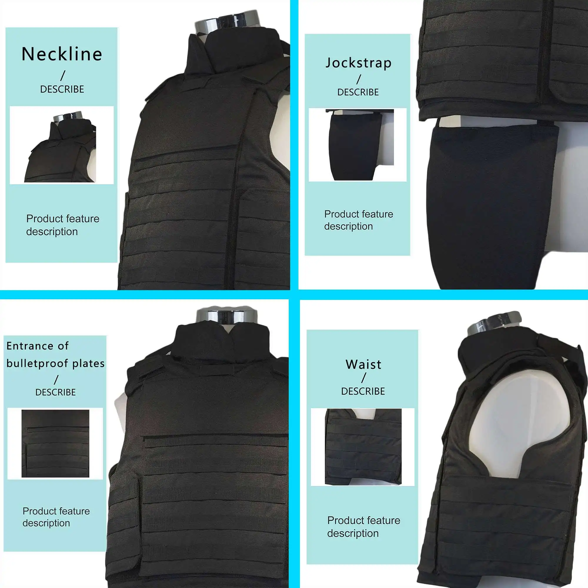 Selling fashion bulletproof vest military with best quality