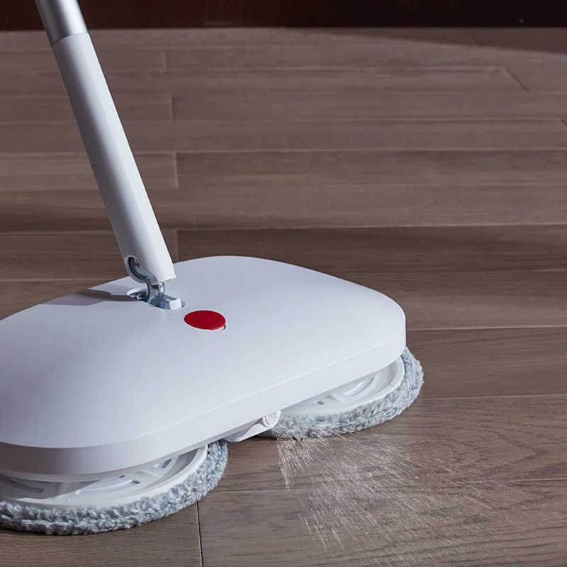 Jesun New Design Popular Spray Spinwave Cordless Wet Mop Cleaner Spray Swivel Smart Cordless Electric Mop With 2 Refills