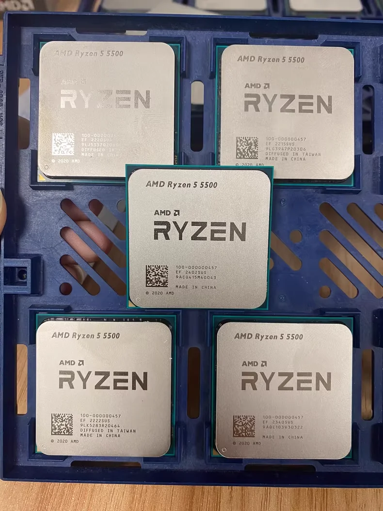 NEW CPU AMD Ry-zen 5 5500 R5 5500 3.6GHz 6 Core 12 Thread CPU 7NM