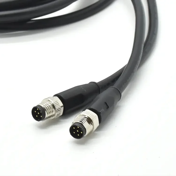 Hot Sale Wire Connectors 6 Pin Circular Industrial Male Female Cable Plug Female Connector IP67 Waterproof Sensor M8 Connector
