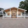 White with A-Shaped Roof