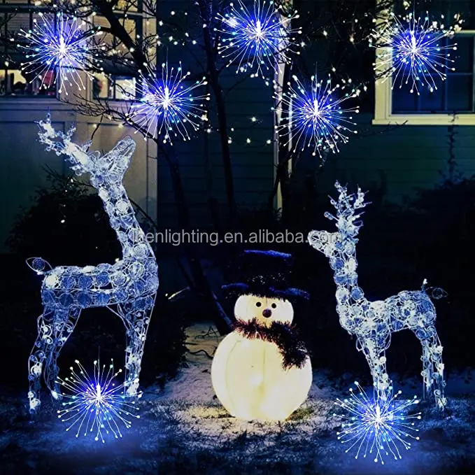 Christmas Acrylic Reindeer Shape Lights Street Holiday Winter Theme