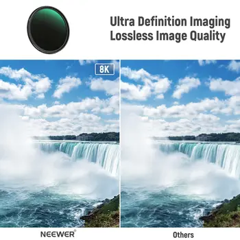 Anti Scratch Adjustable Neutral Density Filter NEEWER 77mm HD Variable ND Filter ND2-ND32 Camera Lens Variable ND Filter detail image