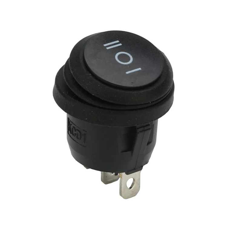 High Quality Factory Price Round Rocker Switch on Off on 3 Position Waterproof Rocker Switch