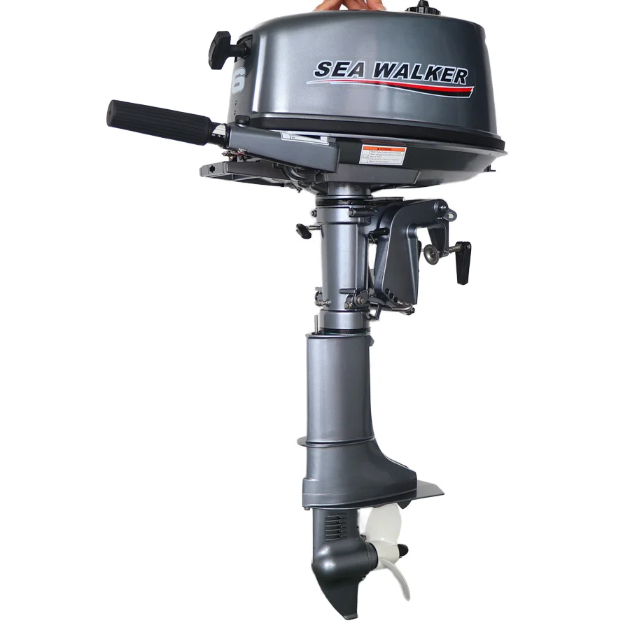 The 2-stroke 6hp and 5hp Outboard Engine Boat Horse Is Used As an Inflatable Fishing Boat