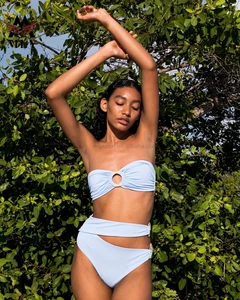 Fashion Swimwear Women High Waist Fitness Swimwear Women Polyester Custom Bikini Set Bikini Sexy