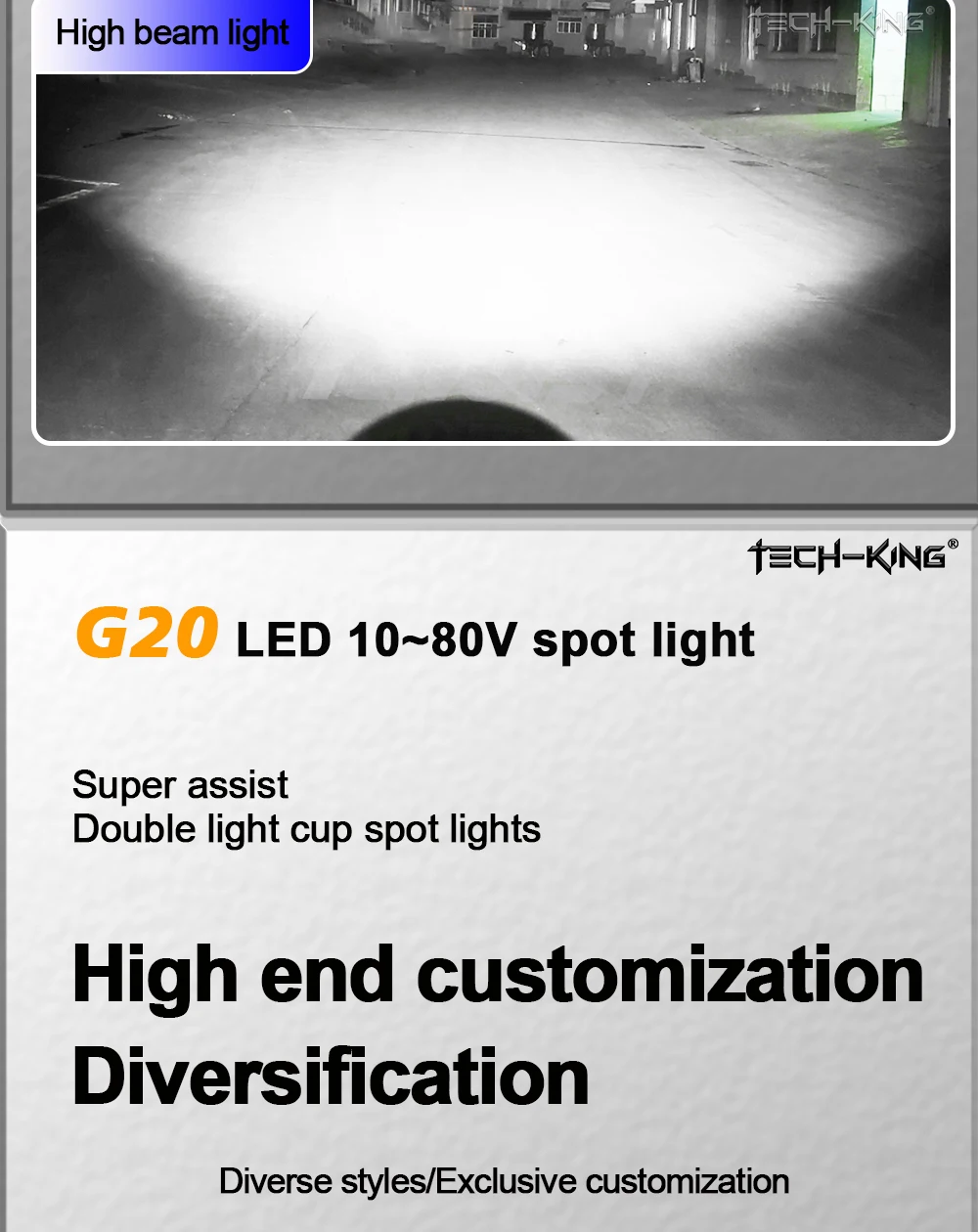 TK 3.5 Inch White Yellow Optional High Low Beam Car SUV Offroad Motorcycle ATV UTV BUS Truck LED Work Driving Head Fog Light For