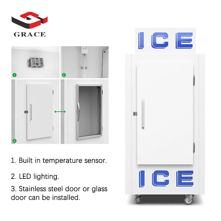 Stainless Steel Ventilated Cooling Commercial for Restaurant Industrial Big Capacity Large Ice Box for Fish Storage Price