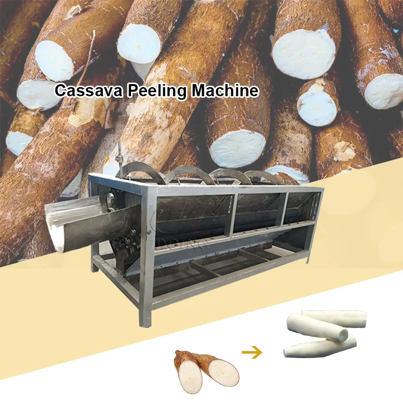 Cassava Peeling Machine with Fast Peeling Effect for Sale