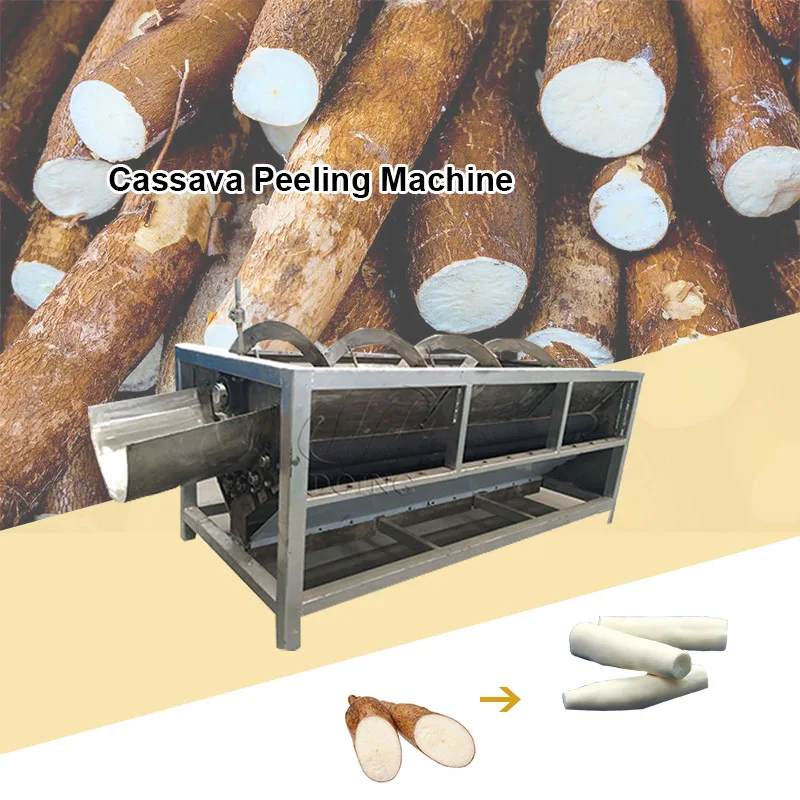 Stainless Steel Cassava Processing Equipment For Cassava Peeling Cassava Peeler Machine From 8152