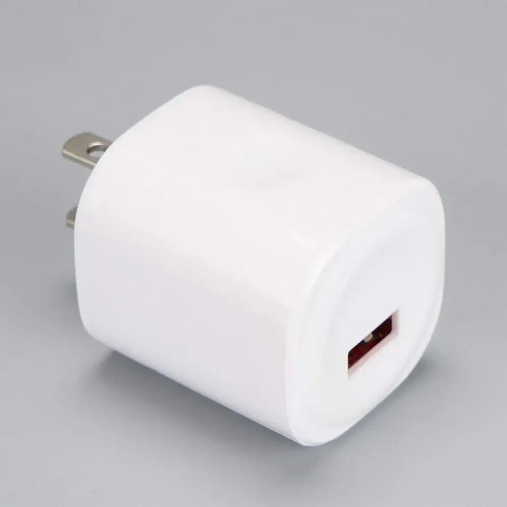 US America Plug Pin 1 USB-A White KC Certificated 25W Quick Charging Mobile Charger Type C PD QC3.0 PPS Phone Travel Charger Adapter