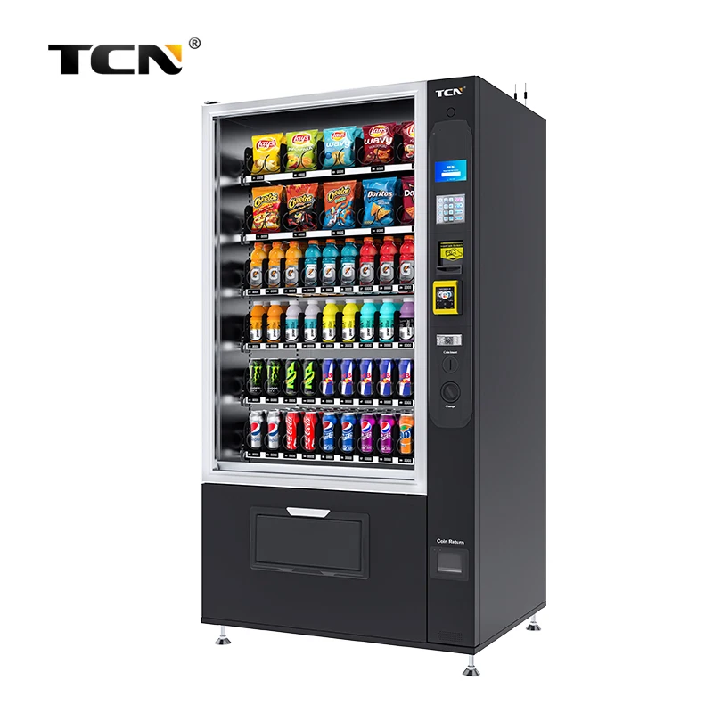TCN Drink Snack Vending Machine Customized Snackautomaten Vending Export to Europe