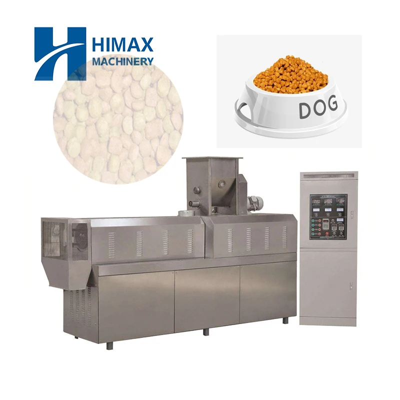 Fully Automatic Pet Food Extruder Pet Food Extruder with Preconditioning Dried Kibble Dog Food Extruder