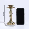 Candelabro alto dorado 3C5aLT