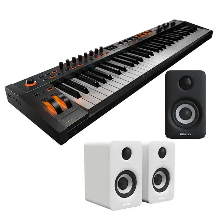 Portable 88-key Midi Controller Keyboard With Headphone Jack