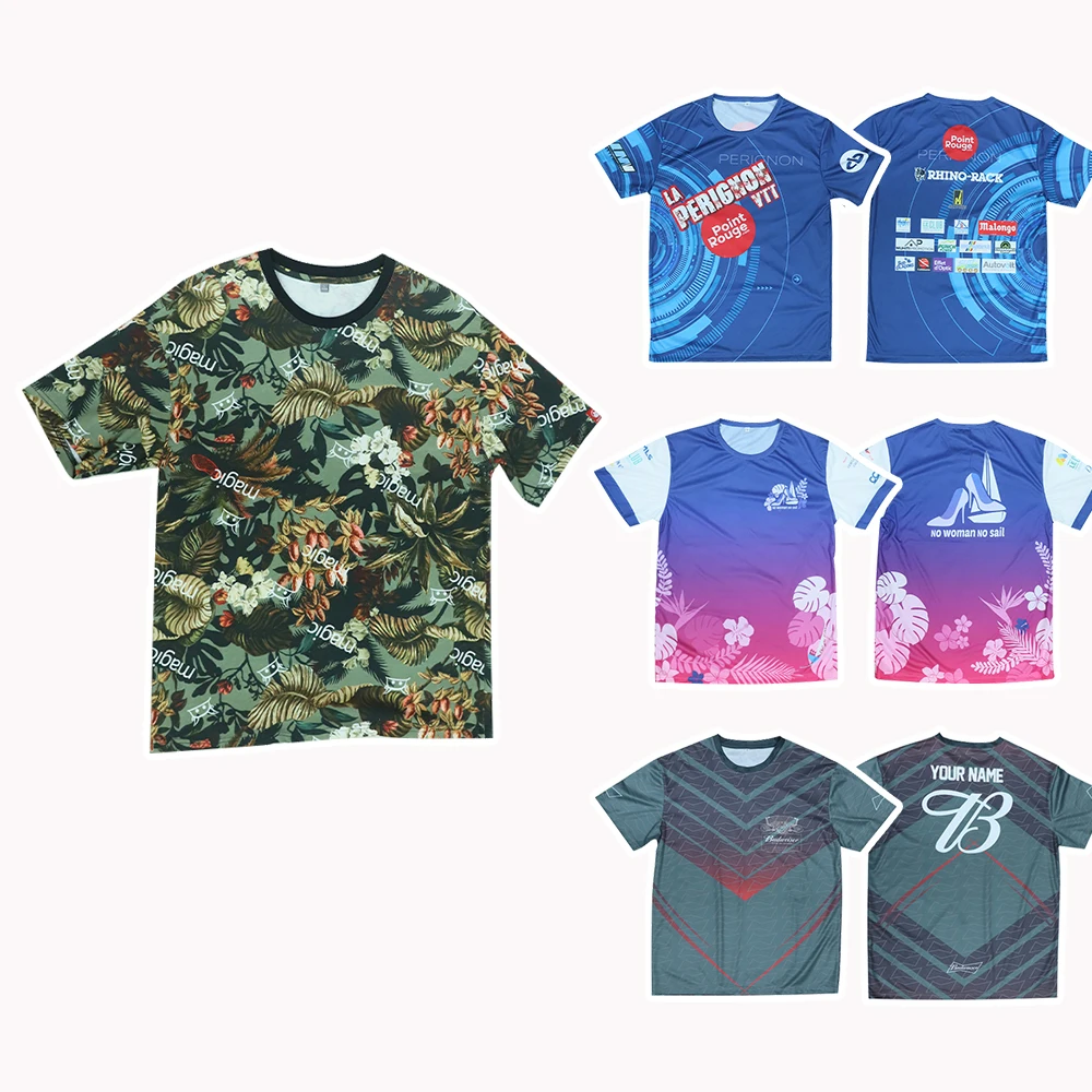Gahumi Wholesale Factory Custom 100% Polyester Sublimation T-shirt Election Full Sublimation Printing Men Sublimation Tshirt