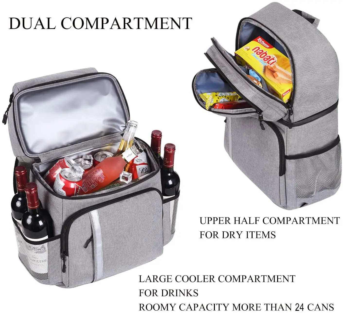 Insulated Backpack Cooler Leakproof / Cans Backpack Coolers Buy