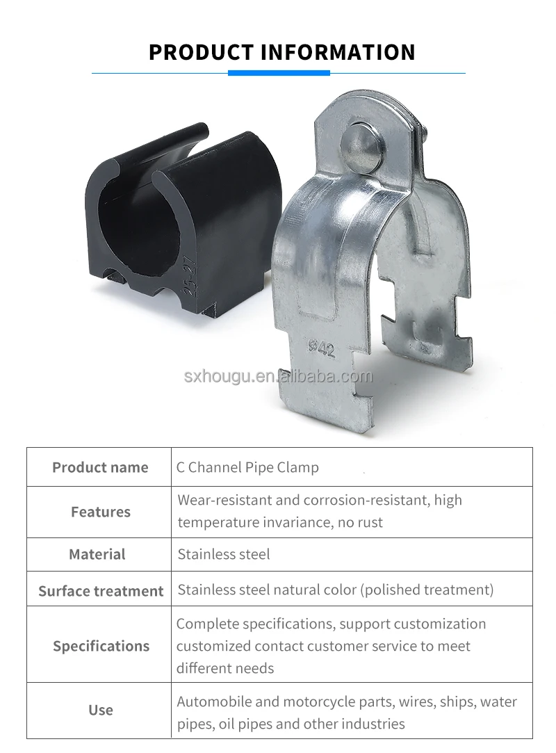 Galvanized Steel Pipe Unistrut Clamp Conduit Strut Straps Clamp Strut ...