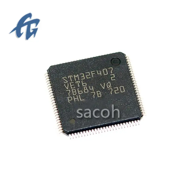 STM32F407VET6: 32-Bit MCU with 512KB Flash, 100LQFP Package