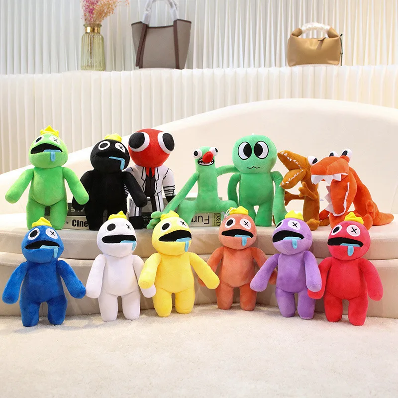 New Rainbow Friends Plush Toy Green Cartoon Game Character Plush Stuffed  Doll