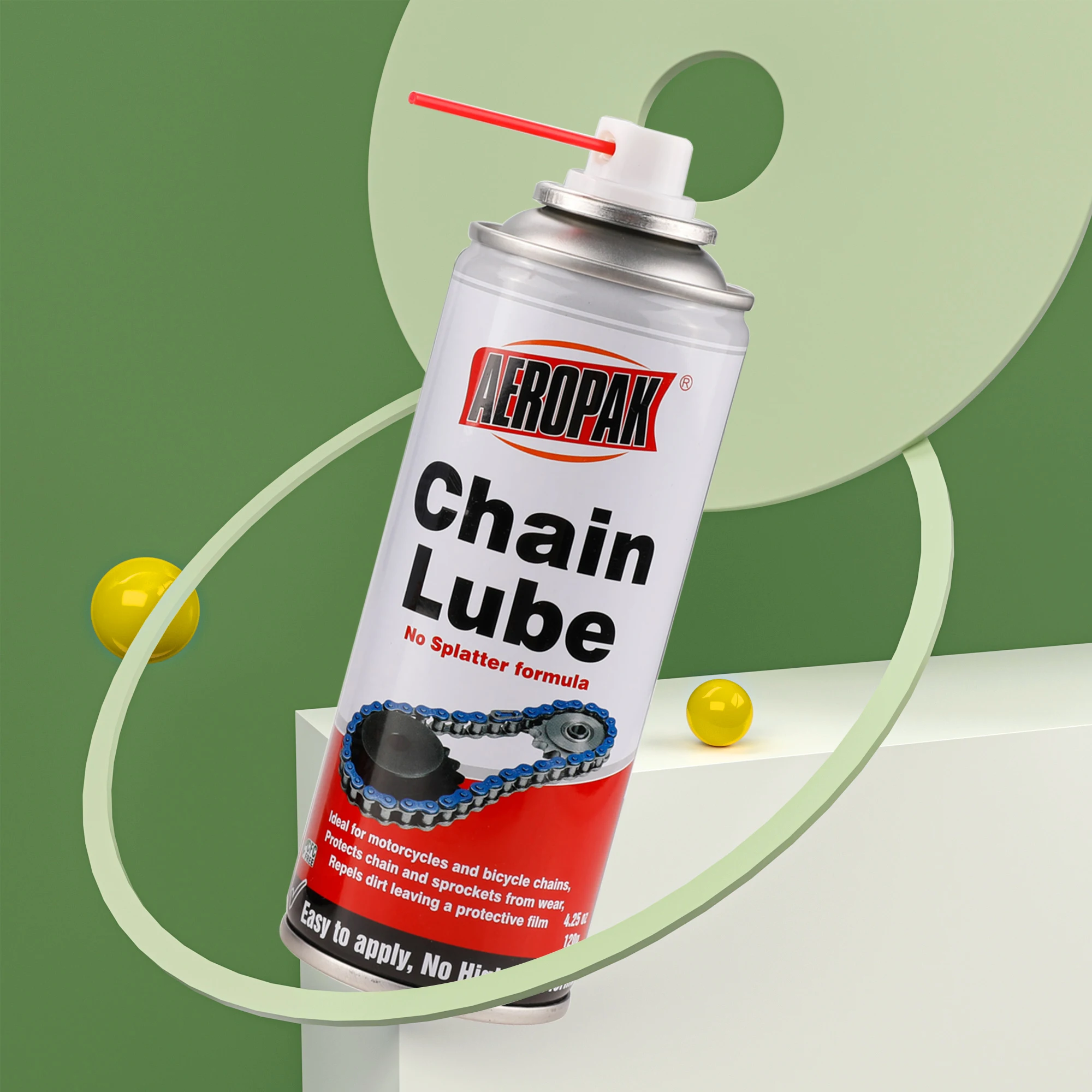 Aeropak Heavy Duty Chain Lube 200ml Aerosol Spray Lubricant