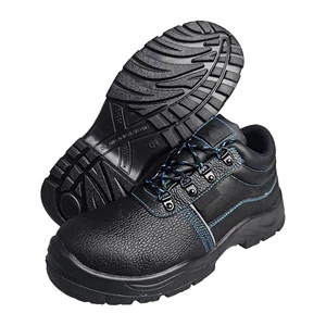 Low Top Lace-up Cow Leather Safety Shoes Anti Smash Anti Puncture Labor Work Footwear Waterproof Upper Anti slip Security Shoes