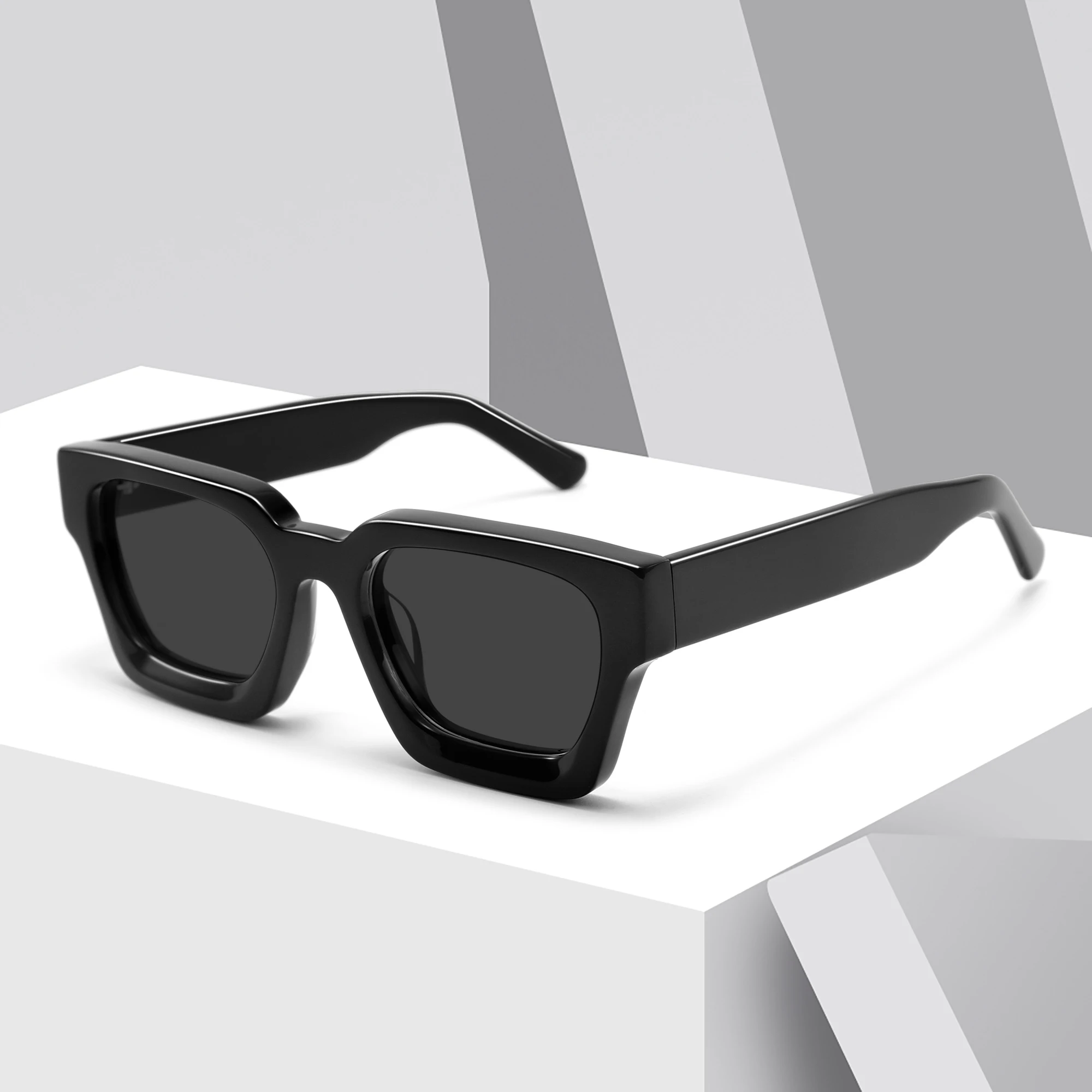 Popular Acetate Wholesale Sunglasses Men Unique Retro TAC Polarized Acetate  Vintage Unisex Sunglasses 2023