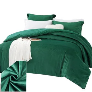 Queen King Size Duvet Cover Set Super Soft Velvet Fabric Duvet Covers Comforters and Duvet Covers Bedding