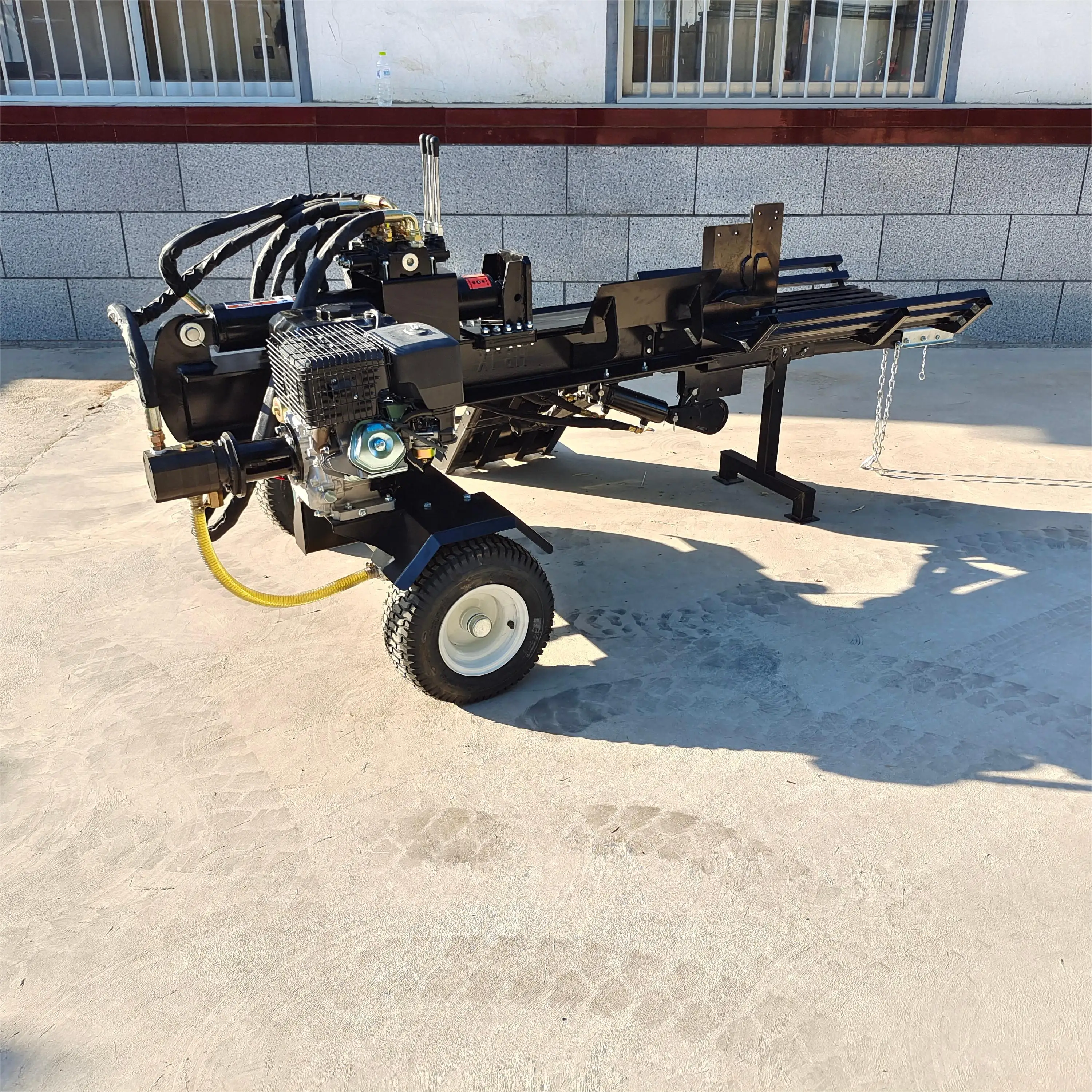 LWS610-35T/30T/20T Firewood Processing Machines Log Splitter Gasoline Hydraulic Log Splitter for Wood