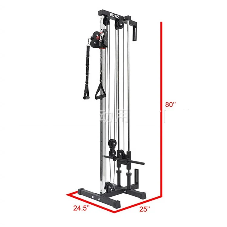 Wholesale Home Wall Mount Cable Station Dual Pulley System Multifunctional Fitness Equipment Trainer Exercise Machine Steel