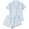 Blue and White Cherry